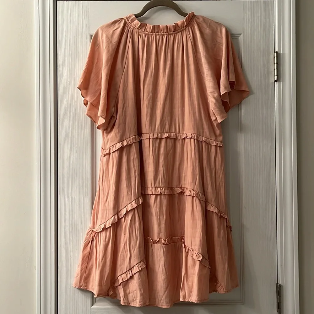 Entro Pink Ruffle Dress - Picture 2 of 5